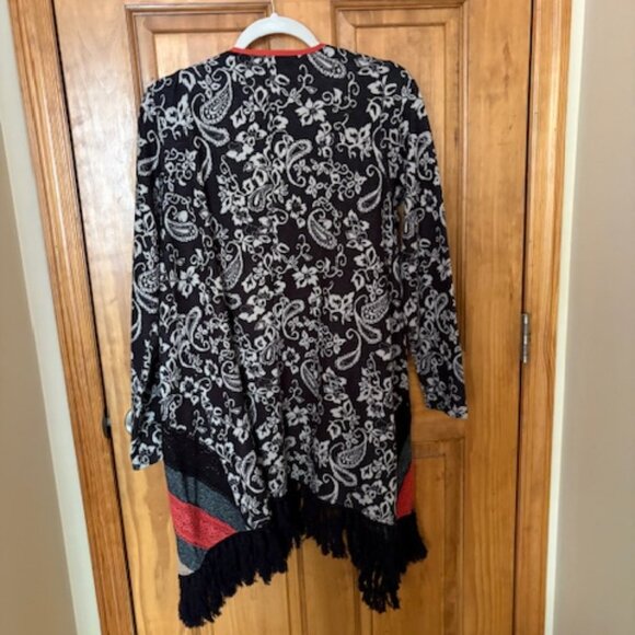 Ryu long fringed cardigan - Picture 2 of 5